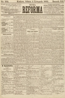 Nowa Reforma. 1893, nr 252