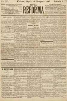 Nowa Reforma. 1893, nr 257