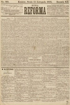 Nowa Reforma. 1893, nr 261