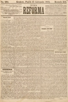 Nowa Reforma. 1893, nr 263