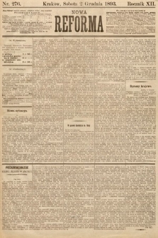 Nowa Reforma. 1893, nr 276