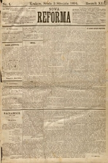 Nowa Reforma. 1894, nr 1