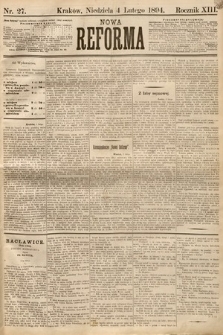 Nowa Reforma. 1894, nr 27