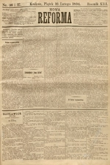 Nowa Reforma. 1894, nr 37