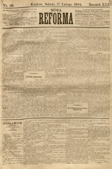 Nowa Reforma. 1894, nr 38