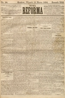 Nowa Reforma. 1894, nr 58