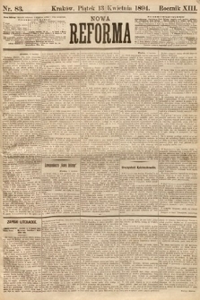 Nowa Reforma. 1894, nr 83