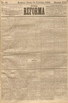 Nowa Reforma. 1894, nr 87