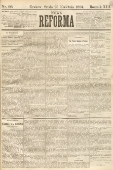 Nowa Reforma. 1894, nr 93