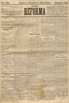 Nowa Reforma. 1894, nr 100