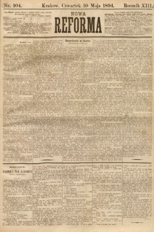Nowa Reforma. 1894, nr 104