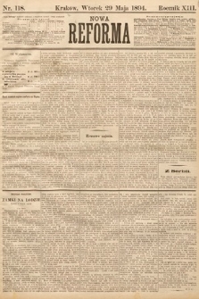 Nowa Reforma. 1894, nr 118