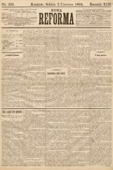 Nowa Reforma. 1894, nr 122