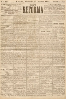 Nowa Reforma. 1894, nr 135