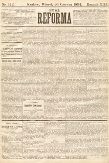 Nowa Reforma. 1894, nr 142