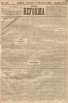 Nowa Reforma. 1894, nr 182