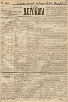 Nowa Reforma. 1894, nr 190