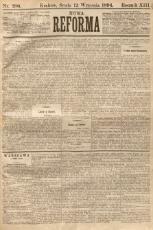 Nowa Reforma. 1894, nr 206