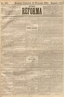 Nowa Reforma. 1894, nr 207