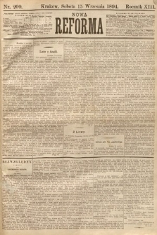 Nowa Reforma. 1894, nr 209