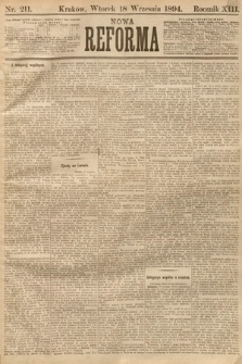 Nowa Reforma. 1894, nr 211