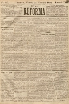 Nowa Reforma. 1894, nr 217