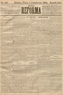 Nowa Reforma. 1894, nr 226