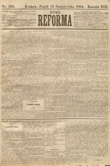 Nowa Reforma. 1894, nr 232