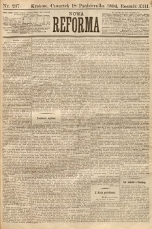 Nowa Reforma. 1894, nr 237