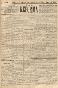 Nowa Reforma. 1894, nr 240