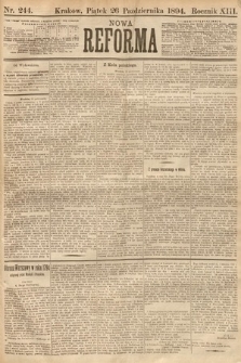 Nowa Reforma. 1894, nr 244