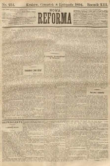 Nowa Reforma. 1894, nr 254
