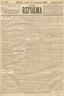 Nowa Reforma. 1894, nr 265