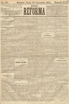 Nowa Reforma. 1894, nr 271