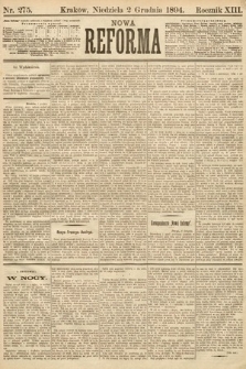Nowa Reforma. 1894, nr 275