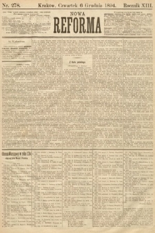 Nowa Reforma. 1894, nr 278