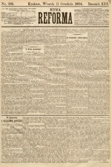 Nowa Reforma. 1894, nr 281