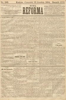 Nowa Reforma. 1894, nr 283