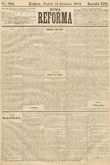Nowa Reforma. 1894, nr 284