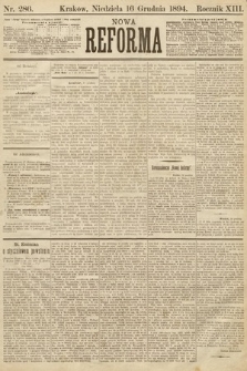 Nowa Reforma. 1894, nr 286