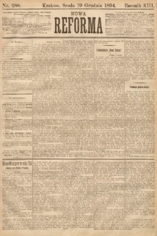 Nowa Reforma. 1894, nr 288
