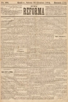 Nowa Reforma. 1894, nr 291