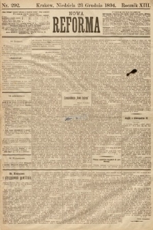 Nowa Reforma. 1894, nr 292