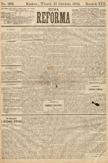 Nowa Reforma. 1894, nr 293