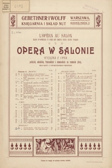 Piosnka Stacha : z opery Rokiczana