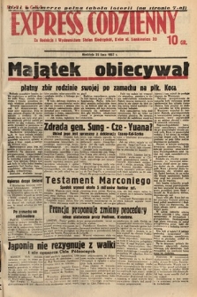 Kielecki Express Codzienny. 1937, [nr 162]