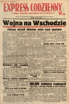 Kielecki Express Codzienny. 1937, [nr 166]