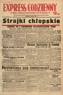 Kielecki Express Codzienny. 1937, [nr 195]