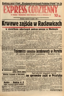 Kielecki Express Codzienny. 1937, [nr 215]