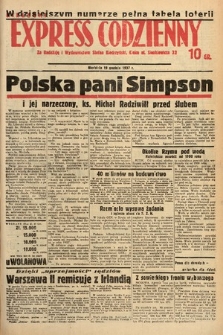 Kielecki Express Codzienny. 1937, [nr 309]
